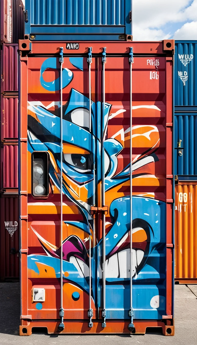 Container Graffiti，wild，Graffiti