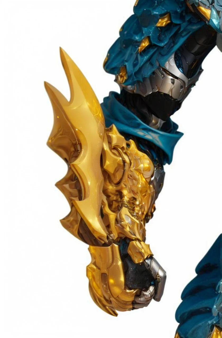 top-quality,masterpiece,4K,masutepiece, Best Quality, masutepiece, Realistic whole body silver boy knight,dazzling energy, Void, eyes in the sky very noble), Dark Magic, Pillar of Light, stand in front of a majestic church, wearing a platinum robe, Mechanical hand,Negative energy, heaven, Stars, Silver hair, Reflection details,Silver armor(The color is gold.),Has a lance and a shield、Embedded with blue gems
