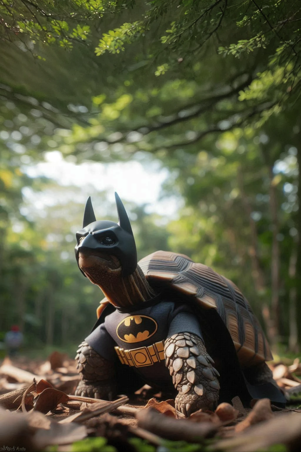 turtle in the forest