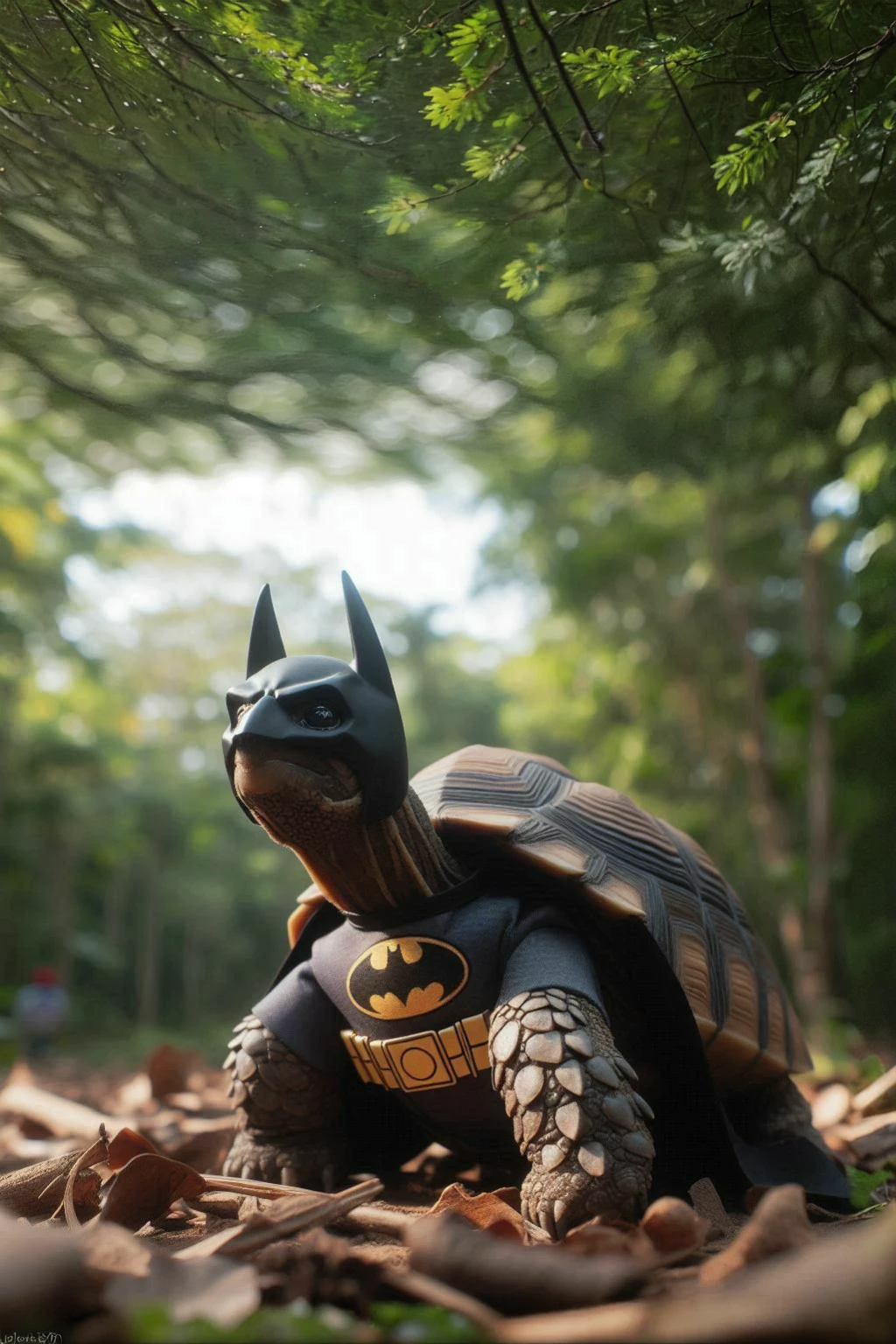 turtle in the forest