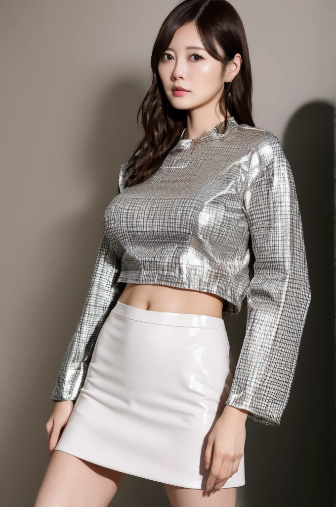 Maiyan Big Breasts Big Breasts patent leather clothing