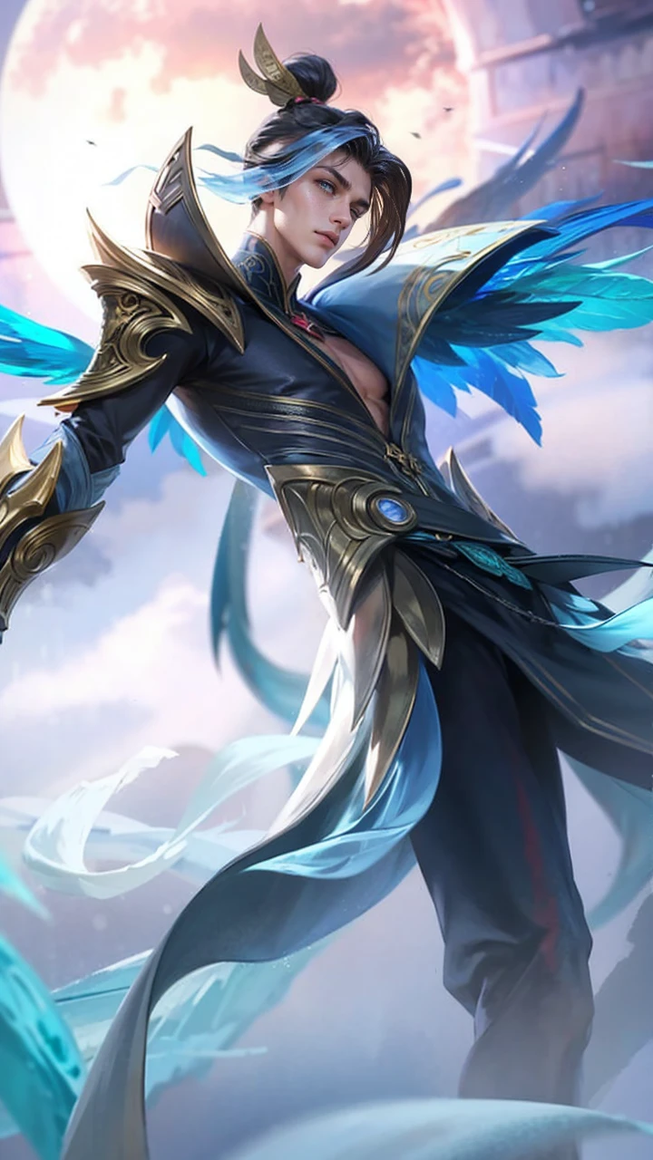 Best quality, masterpiece, detailed skin texture, detailed clothes texture, detailed face, super detail, 8k, intricate detail, 1 boy, The color doesn't change, Muscle guy, 1 guy, 