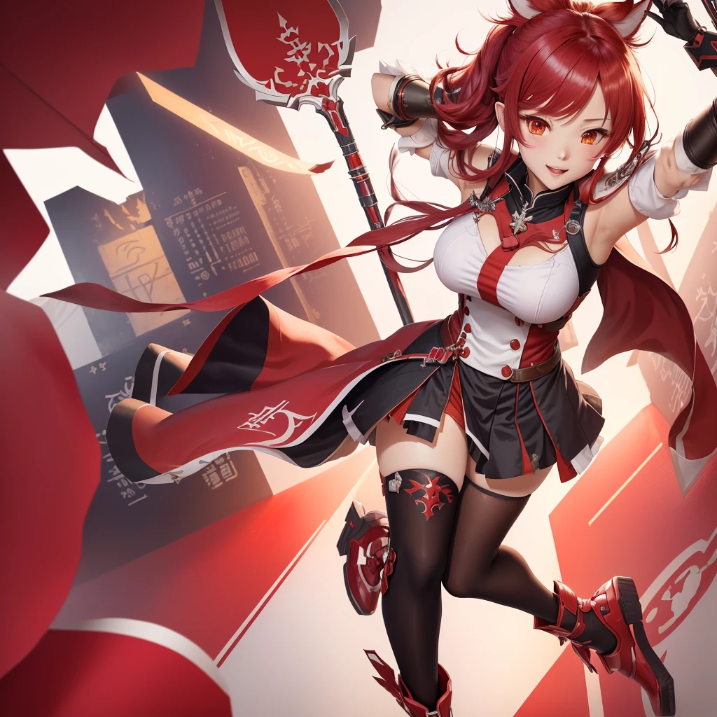 anime character with red background and red background with white background, anime splash art ,  of shipboard history weapon, ragnarok online, from the azur lane videogame, genshin, characters from azur lane, rune factory art style 5, jogo ayaka impacto Genshin, impacto de ayaka genshin, lalafell, , rato maplestory