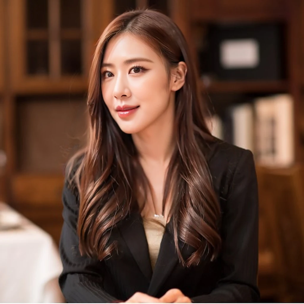 smile, unparalleled beauty, very beautiful woman, perfect balance,depth of field, Surrealism, Verism, cowboy shot, uhd, masterpiece, ccurate, anatomically correct, textured skin, super detail, high details, high quality, award winning, best quality, highres、38 years old、Middle-aged women、Middle-aged woman