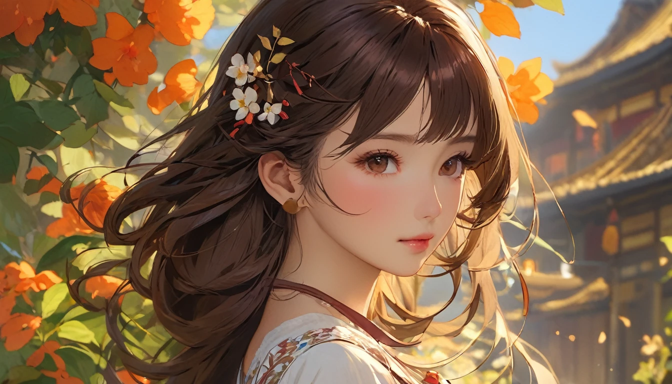 (Highest quality、4K、masterpiece:1.3)、Beautiful woman、1 female、(Use your brain、Attractive body:1.2)、Abdominal muscles:1.1、Dark Brown Hair:1.1、(whole body:1.2)、Highly detailed face、Lip details、Detailed eyes、double eyelid