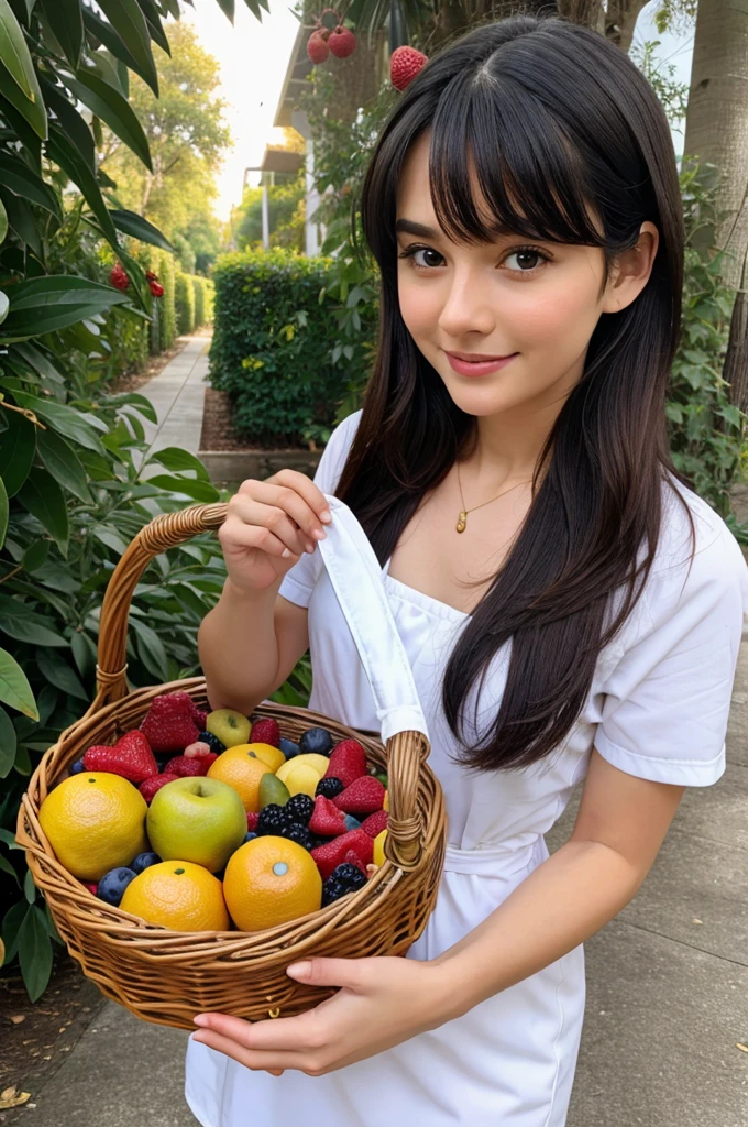 Fruits in baskets