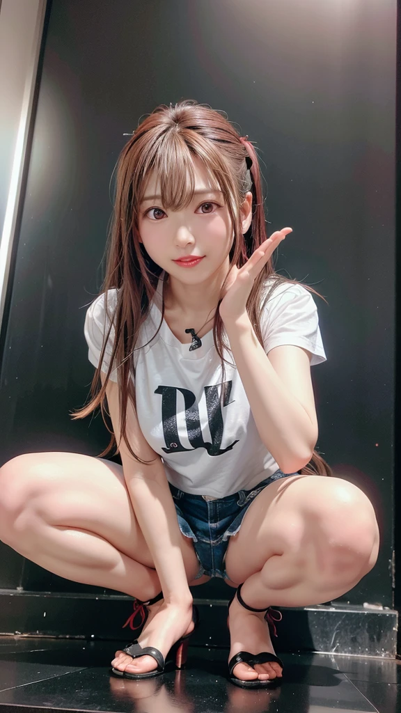 (Squatting and tiptoe, Spread your legs:1.3)