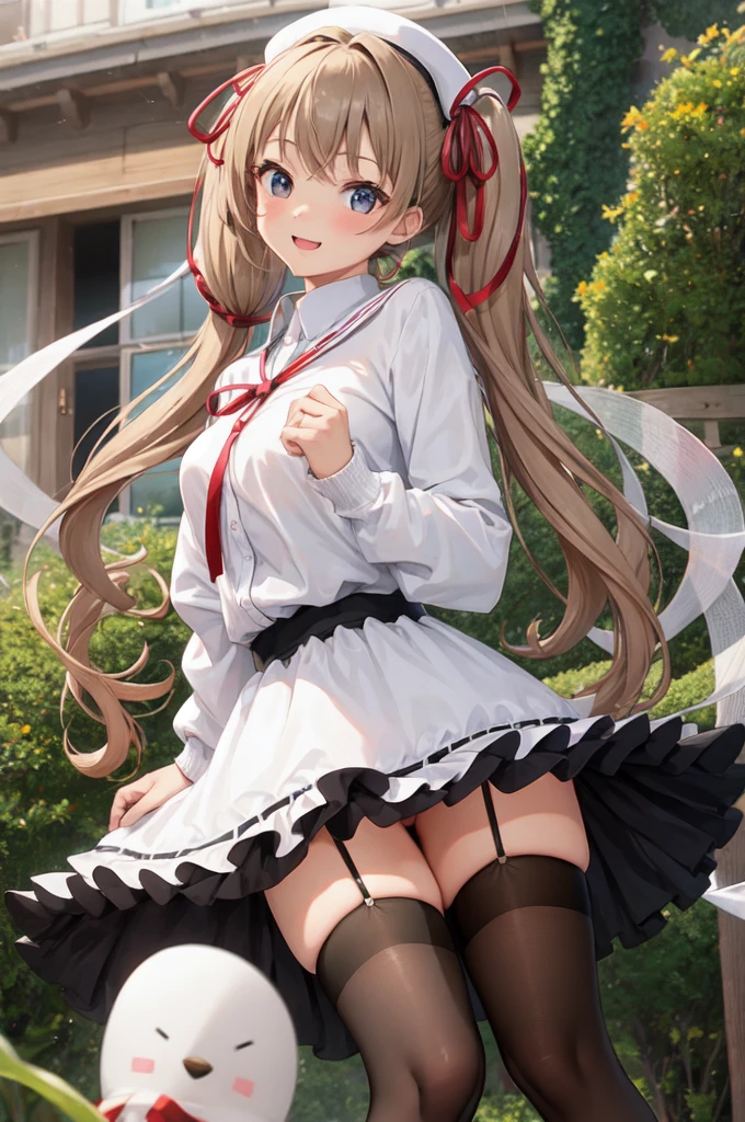 (masterpiece, best quality, extremely detailed, ultra-detailed),
BREAK
(1girl, solo, cute face, kawaii, face, a cute , happy, standing, 16-year-old),
BREAK
(long twintails, light brown hair, straight hair, brown eyes, medium breasts),
BREAK
(black thighhighs:1.3),
BREAK
(ribbon:1.5),
BREAK
(winter , Cardigan),
BREAK
(bow panties, white panties:1.3)