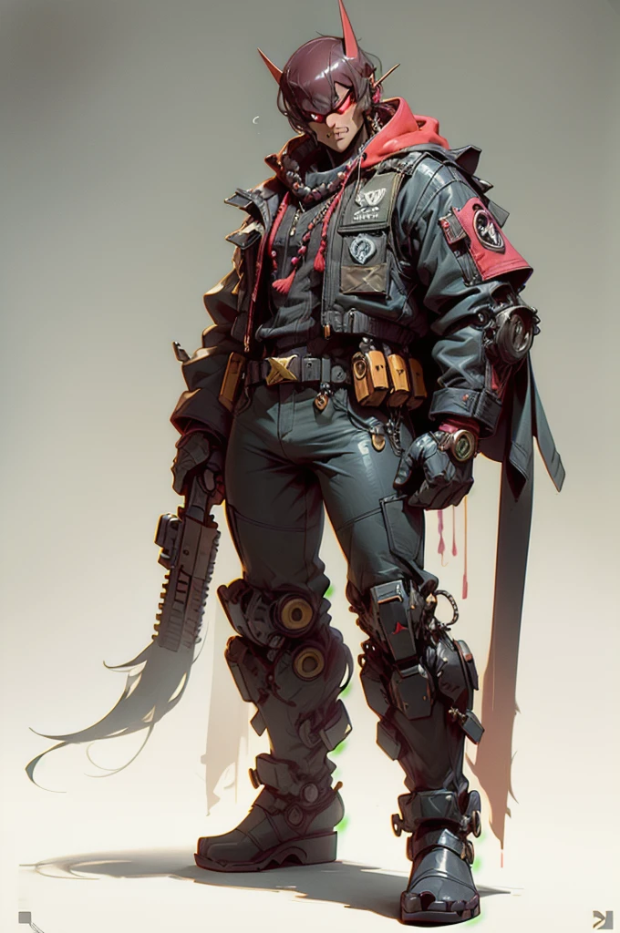 perfect proportions, anatomically correct, (head to toe: 2.0), (full body image: 2.0), solo, (Casshern: 1.6), extremely stylized, deviant art, masterpiece, highly detailed, detailed eyes, expressive detailed eyes, detailed pupils, futuristic, ((army googles)), ((tactical outfit and gear)), vest, Rubber Gloss, (tactical uniform:1.4), big boots, entire body image, full body shot, nvinkpunk, professional photograph of alexander_skarsgard, tassles, large beads, (large tassels), cyberpunk, inkpunk, paint platter, ink splatter, (action pose:1.0),