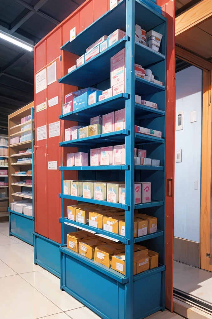 Amane Kanata、indoor、(Empty containers on shelves)、((I can see the pussy))、(R18)(accurately)(masturbation behavior)
