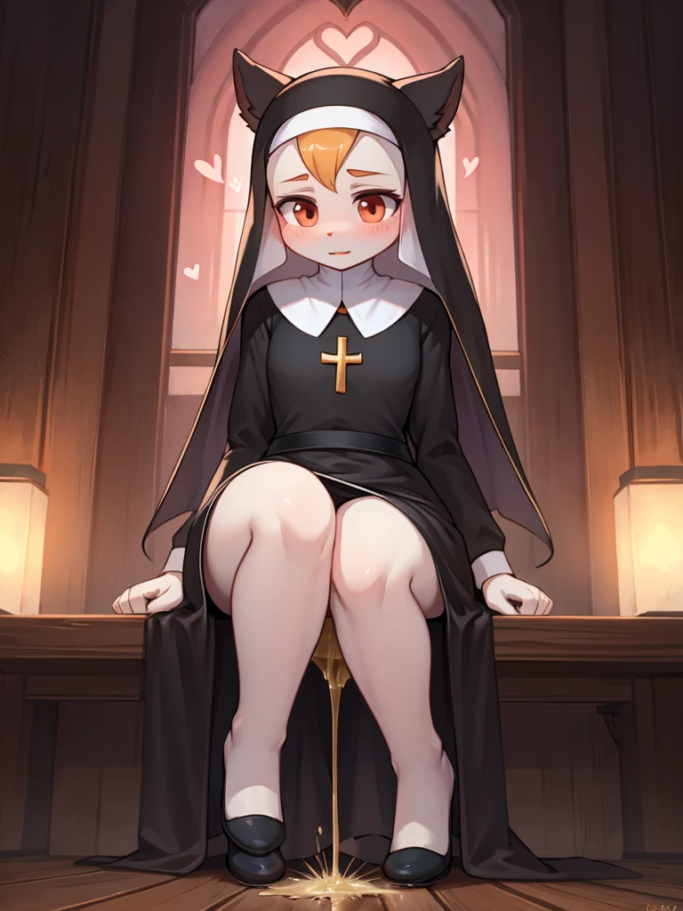 The Nun's Secret , girl , (curtsy) , My heart is pounding , pee , (legs apart:0.3)