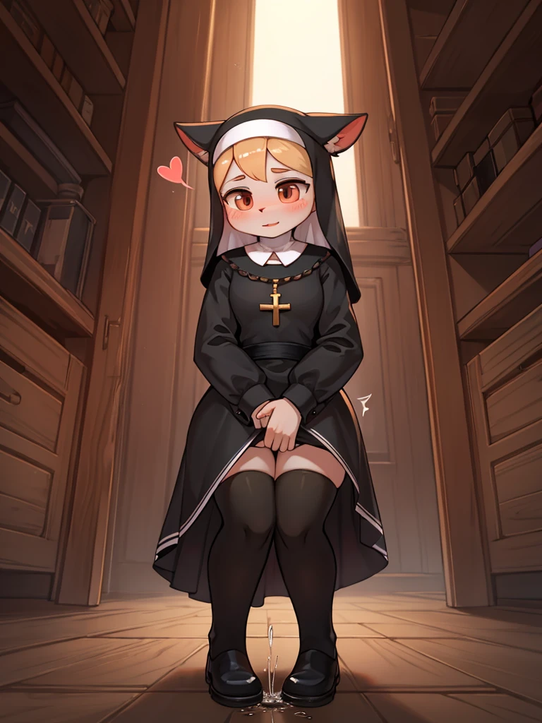 The Nun's Secret , girl , (curtsy) , My heart is pounding , pee , (legs apart:0.3)
