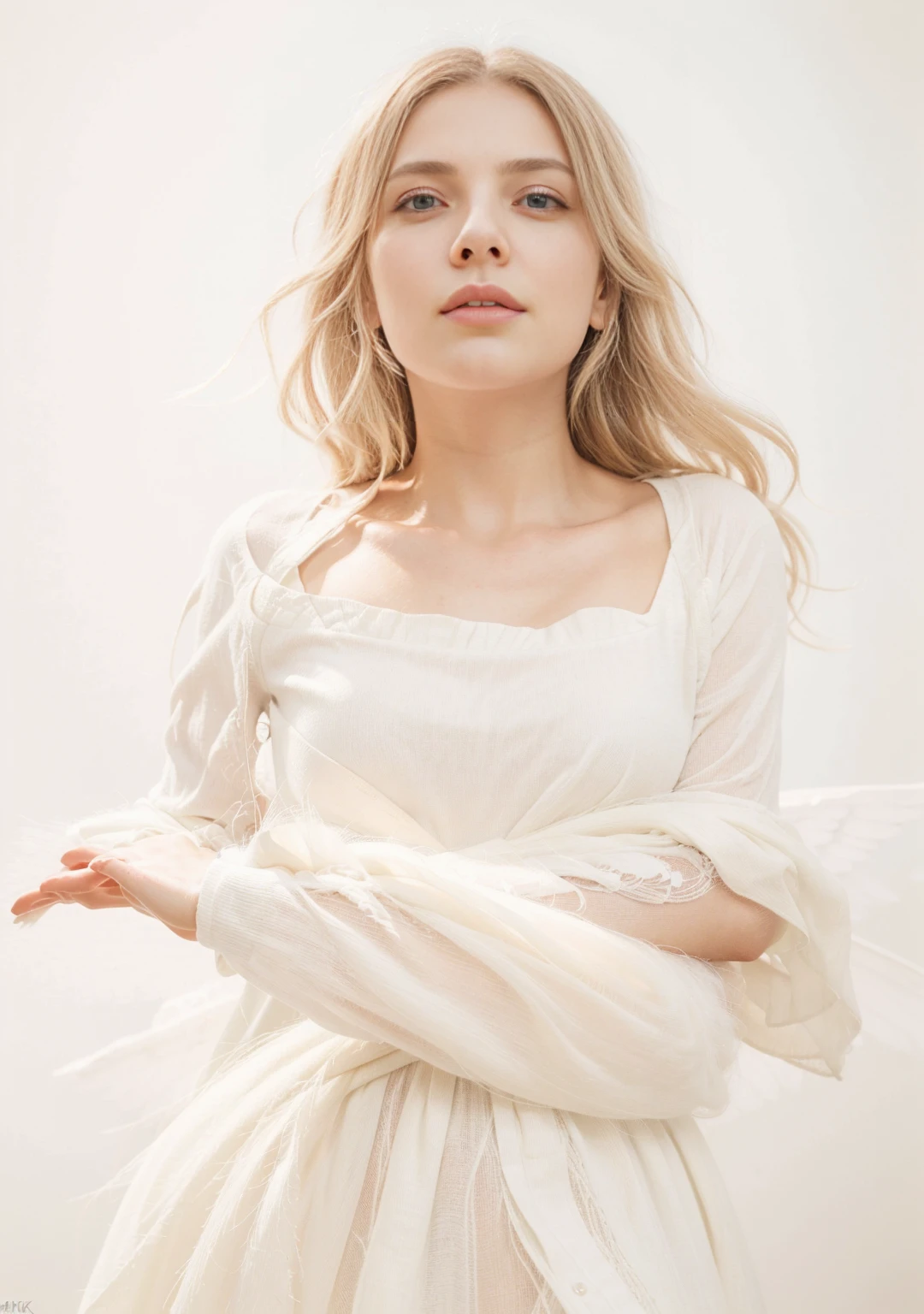 a beautiful angelic female character,1girl,detailed face, beautiful eyes,long eyelashes,detailed lips,detailed nose,detailed skin, delicate facial features, serene expression, long flowing hair, ethereal, glowing, radiating light, (best quality,4k,8k,highres,masterpiece:1.2),ultra-detailed,(realistic,photorealistic,photo-realistic:1.37),intricate details,cinematic lighting,vibrant colors,dramatic shadows,fantasy,digital art,concept art