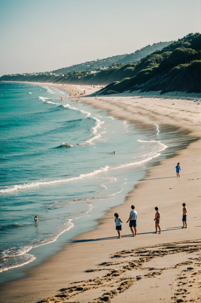 People on the beach