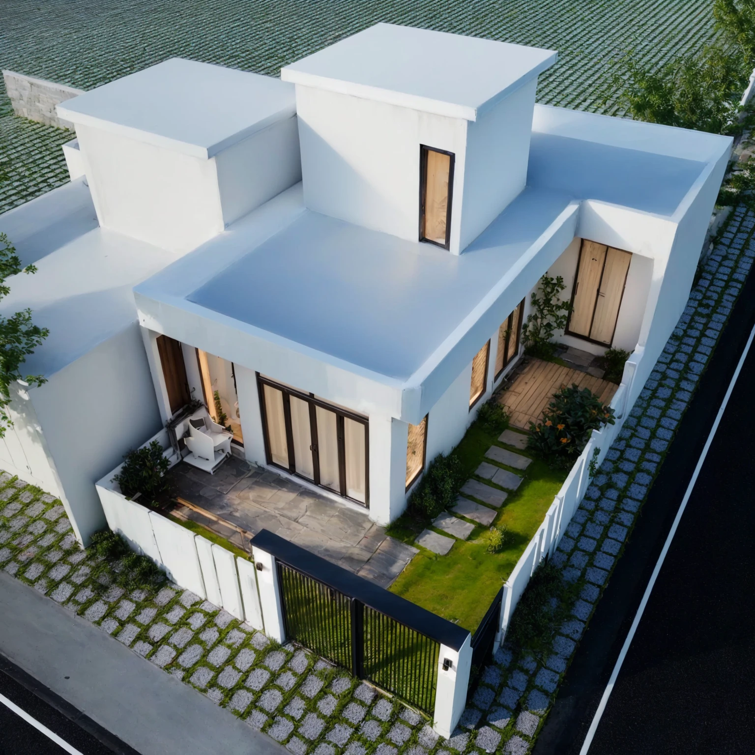 see arafee d'a building of'appartements moderne avec balcon et balcons, villa interdimensionnelle, 3d rendering, 3d rendering, Photorealistic 3D rendering, high quality rendering, 3d rendering très réaliste, 3D rendering even when illuminated, rendered in 3 dsmax, 3d rendering bien éclairé, 3d rendering photoréaliste, 3d rendering photoréaliste
