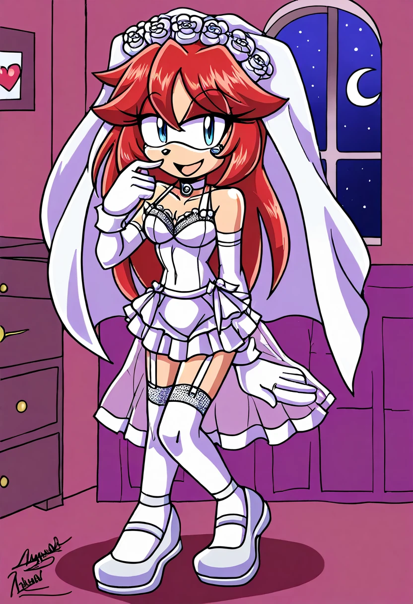 a father (he had been brainwashing by his second son,so his wife and eldest son wouldn't find out,crossdressing,a his second son's room ,wear sexy Wedding lingerie,bride of his second son,have one's first night,swear live as the wife of his second son for life) ,