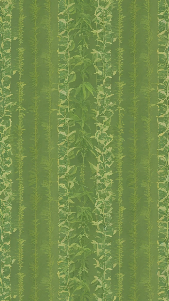 Bellflower hemp leaf pattern