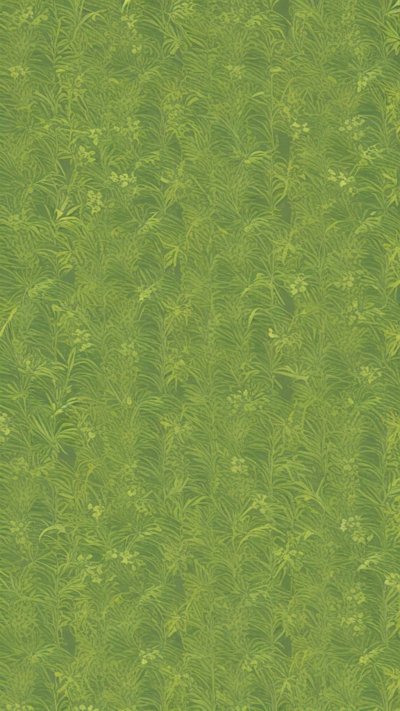 Bellflower hemp leaf pattern