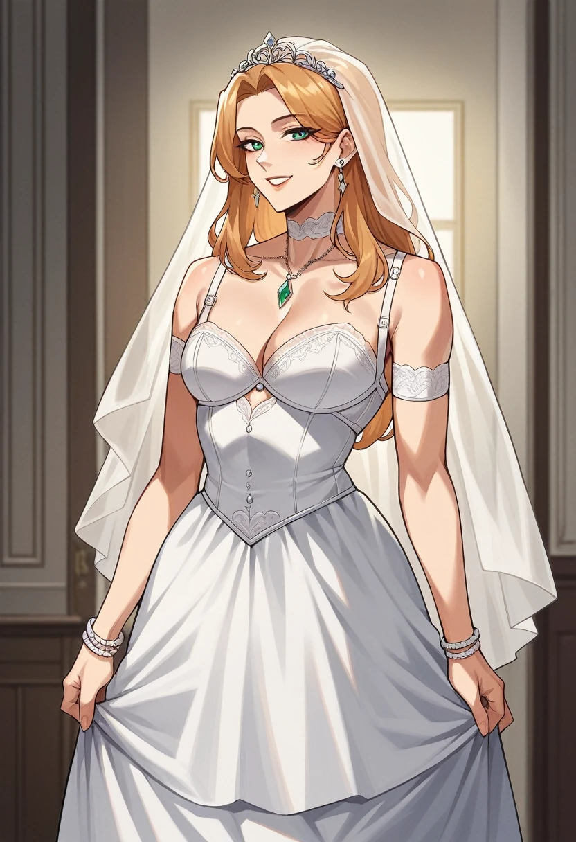 a father (he had been brainwashing by his second son,so his wife and eldest son wouldn't find out,crossdressing,a his second son's room ,wear sexy Wedding lingerie,bride of his second son,have one's first night,swear live as the wife of his second son for life) ,