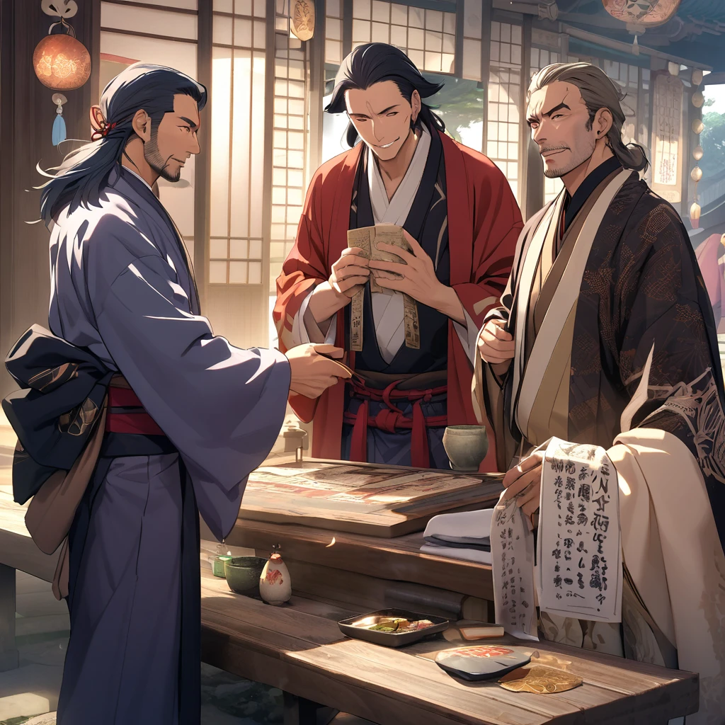 Four Pillars of Destiny/fortune teller/40 years old/mysterious/Japanese men