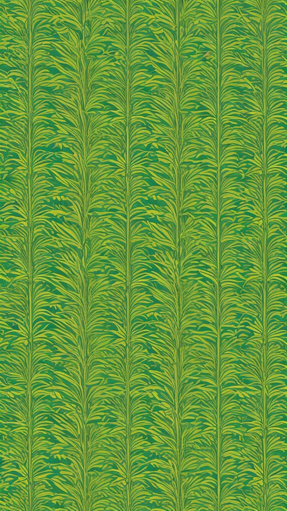 Bellflower hemp leaf pattern