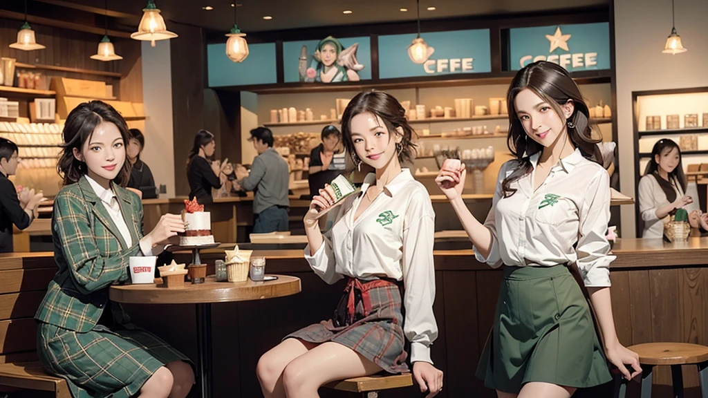 (((Her short skirt reveals her white panties)))
((((Emphasize cleavage))))
((((Brown Hair))))
(((((お洒落でcuteInside the Starbucks store)))))
8K、RAW Photos、Highest quality、Super detailed、Super Resolution、Ultra HD、8K壁紙、Amazing details
((A girl in a blazer uniform ((White blouse with formal collar, Blue Blazer, Red Check Skirt, Red checkered ribbon on blouse)), Complete limbs, Full Finger,))
(((((((Inside the Starbucks store)))))))、((((((Sit down and eat cake、Drink coffee、smile))))))、((Heart Necklace))
Modern and sleek design:Interior design using natural materials、Many of the designs are warm and made using wood and metal.。
Large windows:自然光をたっぷり取り入れるためのLarge windowsがあり、Providing a bright and open space。
Green Interior:Potted plants are effectively placed、It creates a relaxing atmosphere。
artwork:Works by local artists、Starbucks-related art on display。
Cozy seating:Cushioned chairs and sofas、Bar sheet etc.、A variety of seating options available。
Open kitchen area:Being able to see how drinks and food are made、We provide peace of mind and transparency。
Unique lighting:Antique lamps and chandeliers、Modern lighting fixtures are used。
Comfortable background music:Relaxing music is playing、A comfortable space is provided。
Wide々Table space:一人でもグループでも使いやすいWide々There is a table with。
Community Table:There is a large table where you can socialize with other customers.。
Seasonal decorations:The decorations are themed according to the season.。
Design with a local feel:The design incorporates the local culture and characteristics.。
Fragrance production:コーヒーの香りが店内にWideがり、A space that satisfies the five senses has been created.。
Conversation with a barista:フレンドリーなConversation with a baristaが楽しめるカウンターエリアがあります。
8K、RAW Photos、Highest quality、masterpiece:1.2、Super detailed、Super Resolution、Ultra HD、8K壁紙、Amazing details、Photorealistic:1.4、Having fun by the water、Full Body Shot、Full body photo、High-resolution RAW color photos、Professional photos、A scene full of emotion、Very detailed and beautiful、Ultra HD、8K壁紙、Amazing details、Huge file sizes、Highly detailed beautiful girls、Highly detailed face Highly detailed eyes、Extremely realistic skin、 Highly detailed fingers, Highly detailed nose, Highly detailed mouth, Perfect Anatomy, Highly detailed background, Highly detailed clothing, , cute女の子, Famous Japanese Idols, cute, Realistic body, Slender, White skin, Glowing Skin, Slim body, Realistic Face, Delicate eyes, double eyelid,