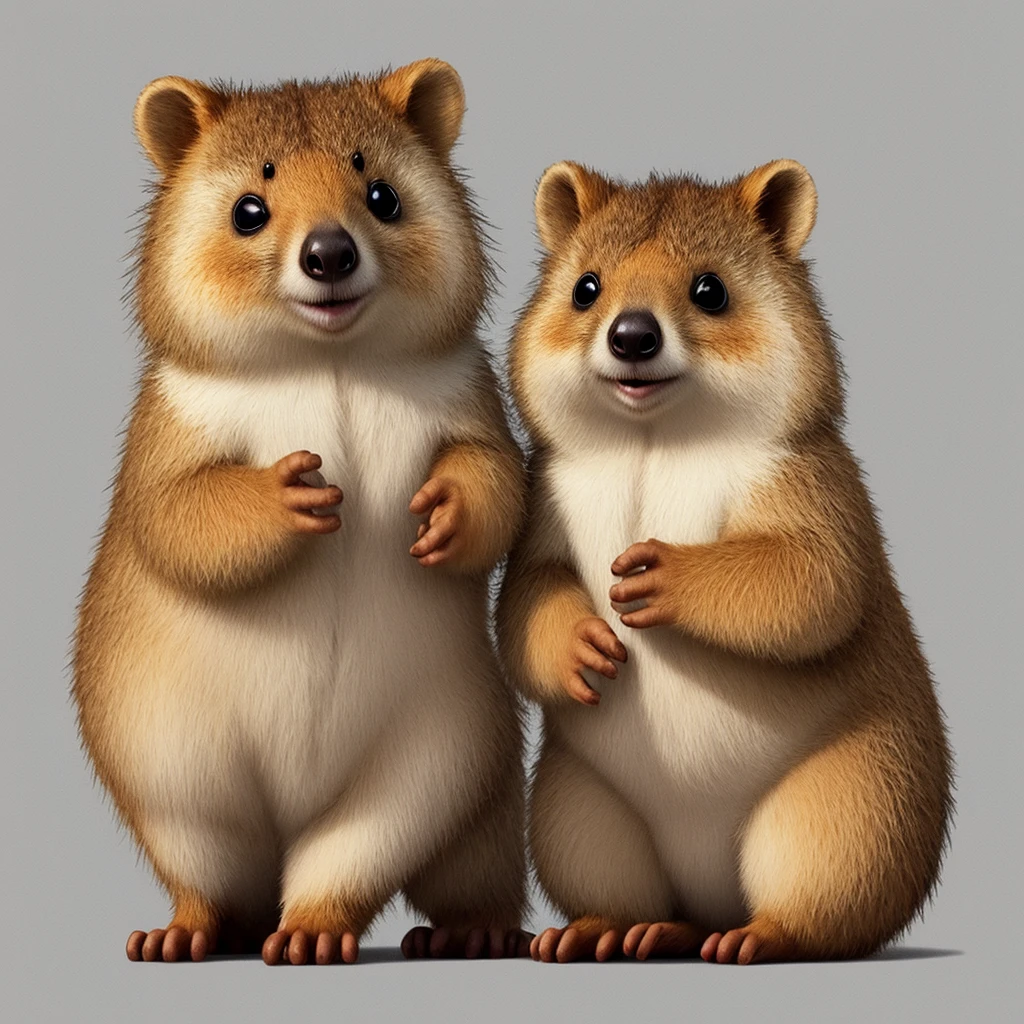 cute quokka, illustration, vector graphics, strong contours
