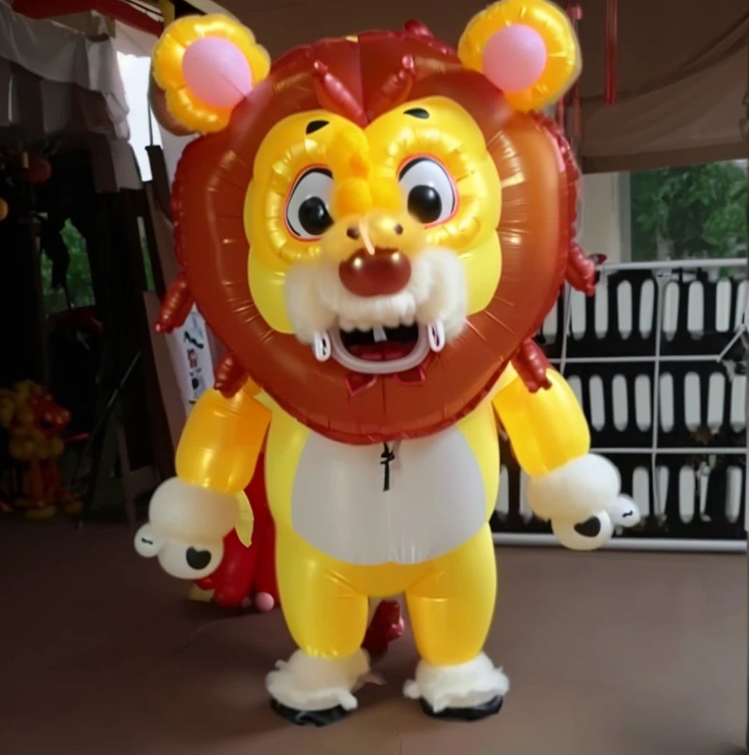 Cute inflatable costumes,Inflatable Doll Clothes,Balloon Lion Dance,Chinese Lion Dance,Chinese style