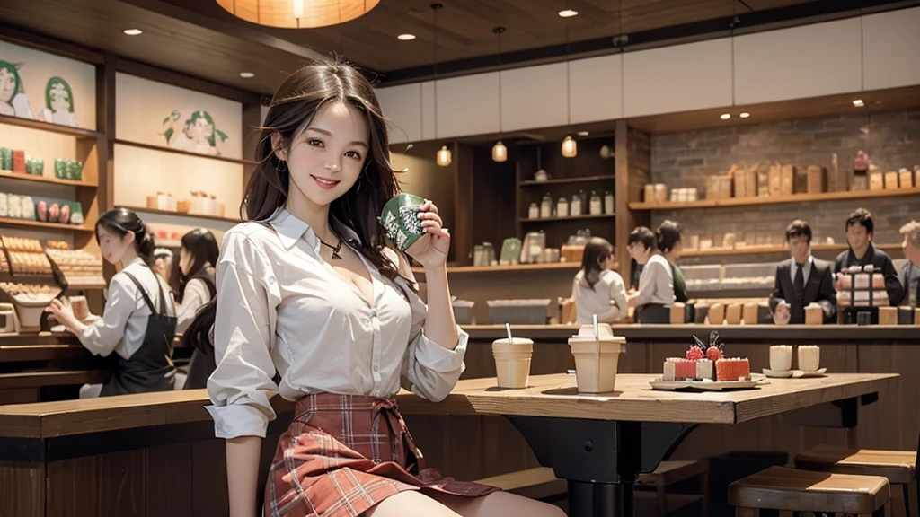 (((((The skirt is flipped up to reveal white panties.)))))
((((Emphasize cleavage))))
((((Brown Hair))))
(((((お洒落でcuteInside the Starbucks store)))))
8K、RAW Photos、Highest quality、Super detailed、Super Resolution、Ultra HD、8K壁紙、Amazing details
((A girl in a blazer uniform ((White blouse with formal collar, Blue Blazer, Red Check Skirt, Red checkered ribbon on blouse)), Complete limbs, Full Finger,))
(((((((Inside the Starbucks store)))))))、((((((Sit down and eat cake、Drink coffee、smile))))))、((Heart Necklace))
Modern and sleek design:Interior design using natural materials、Many of the designs are warm and made using wood and metal.。
Large windows:自然光をたっぷり取り入れるためのLarge windowsがあり、Providing a bright and open space。
Green Interior:Potted plants are effectively placed、It creates a relaxing atmosphere。
artwork:Works by local artists、Starbucks-related art on display。
Cozy seating:Cushioned chairs and sofas、Bar sheet etc.、A variety of seating options available。
Open kitchen area:Being able to see how drinks and food are made、We provide peace of mind and transparency。
Unique lighting:Antique lamps and chandeliers、Modern lighting fixtures are used。
Comfortable background music:Relaxing music is playing、A comfortable space is provided。
Wide々Table space:一人でもグループでも使いやすいWide々There is a table with。
Community Table:There is a large table where you can socialize with other customers.。
Seasonal decorations:The decorations are themed according to the season.。
Design with a local feel:The design incorporates the local culture and characteristics.。
Fragrance production:コーヒーの香りが店内にWideがり、A space that satisfies the five senses has been created.。
Conversation with a barista:フレンドリーなConversation with a baristaが楽しめるカウンターエリアがあります。
8K、RAW Photos、Highest quality、masterpiece:1.2、Super detailed、Super Resolution、Ultra HD、8K壁紙、Amazing details、Photorealistic:1.4、Having fun by the water、Full Body Shot、Full body photo、High-resolution RAW color photos、Professional photos、A scene full of emotion、Very detailed and beautiful、Ultra HD、8K壁紙、Amazing details、Huge file sizes、Highly detailed beautiful girls、Highly detailed face Highly detailed eyes、Extremely realistic skin、 Highly detailed fingers, Highly detailed nose, Highly detailed mouth, Perfect Anatomy, Highly detailed background, Highly detailed clothing, Teen, cute女の子, Famous Japanese Idols, cute, Realistic body, Slender, White skin, Glowing Skin, Slim body, Realistic Face, Delicate eyes, double eyelid,