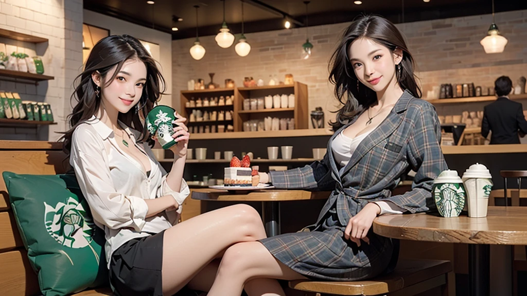 (((((The skirt is flipped up to reveal white panties.)))))
((((Emphasize cleavage))))
((((Brown Hair))))
(((((お洒落でcuteInside the Starbucks store)))))
8K、RAW Photos、Highest quality、Super detailed、Super Resolution、Ultra HD、8K壁紙、Amazing details
((A girl in a blazer uniform ((White blouse with formal collar, Blue Blazer, Red Check Skirt, Red checkered ribbon on blouse)), Complete limbs, Full Finger,))
(((((((Inside the Starbucks store)))))))、((((((Sit down and eat cake、Drink coffee、smile))))))、((Heart Necklace))
Modern and sleek design:Interior design using natural materials、Many of the designs are warm and made using wood and metal.。
Large windows:自然光をたっぷり取り入れるためのLarge windowsがあり、Providing a bright and open space。
Green Interior:Potted plants are effectively placed、It creates a relaxing atmosphere。
artwork:Works by local artists、Starbucks-related art on display。
Cozy seating:Cushioned chairs and sofas、Bar sheet etc.、A variety of seating options available。
Open kitchen area:Being able to see how drinks and food are made、We provide peace of mind and transparency。
Unique lighting:Antique lamps and chandeliers、Modern lighting fixtures are used。
Comfortable background music:Relaxing music is playing、A comfortable space is provided。
Wide々Table space:一人でもグループでも使いやすいWide々There is a table with。
Community Table:There is a large table where you can socialize with other customers.。
Seasonal decorations:The decorations are themed according to the season.。
Design with a local feel:The design incorporates the local culture and characteristics.。
Fragrance production:コーヒーの香りが店内にWideがり、A space that satisfies the five senses has been created.。
Conversation with a barista:フレンドリーなConversation with a baristaが楽しめるカウンターエリアがあります。
8K、RAW Photos、Highest quality、masterpiece:1.2、Super detailed、Super Resolution、Ultra HD、8K壁紙、Amazing details、Photorealistic:1.4、Having fun by the water、Full Body Shot、Full body photo、High-resolution RAW color photos、Professional photos、A scene full of emotion、Very detailed and beautiful、Ultra HD、8K壁紙、Amazing details、Huge file sizes、Highly detailed beautiful girls、Highly detailed face Highly detailed eyes、Extremely realistic skin、 Highly detailed fingers, Highly detailed nose, Highly detailed mouth, Perfect Anatomy, Highly detailed background, Highly detailed clothing, Teen, cute女の子, Famous Japanese Idols, cute, Realistic body, Slender, White skin, Glowing Skin, Slim body, Realistic Face, Delicate eyes, double eyelid,