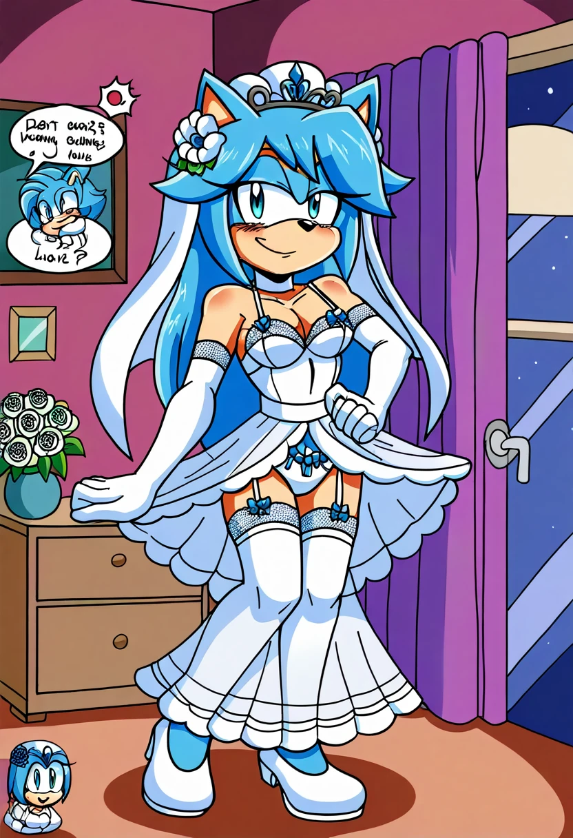 a father (he had been brainwashing by his second son,so his wife and eldest son wouldn't find out,crossdressing,a his second son's room ,wear sexy Wedding lingerie,bride of his second son,have one's first night,swear live as the wife of his second son for life) ,