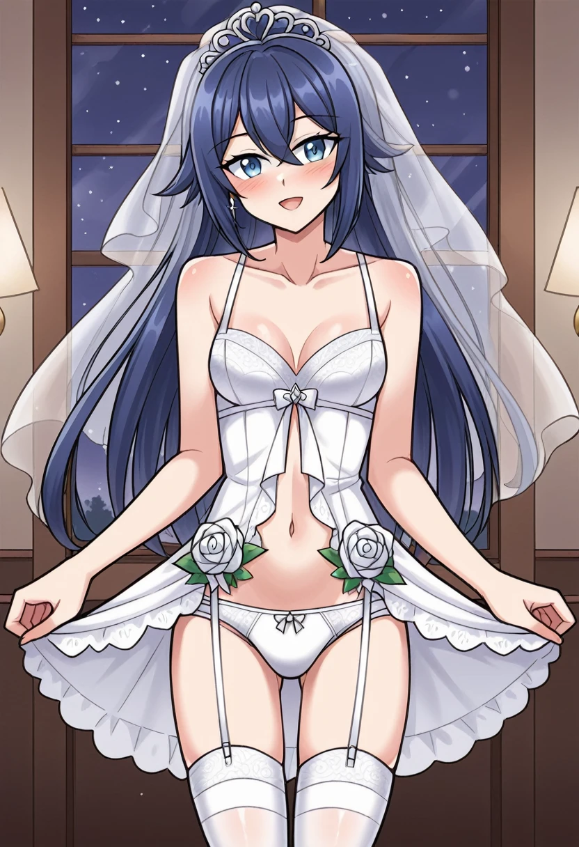 a father (he had been brainwashing by his second son,so his wife and eldest son wouldn't find out,crossdressing,a his second son's room ,wear sexy Wedding lingerie,bride of his second son,have one's first night,swear live as the wife of his second son for life) ,