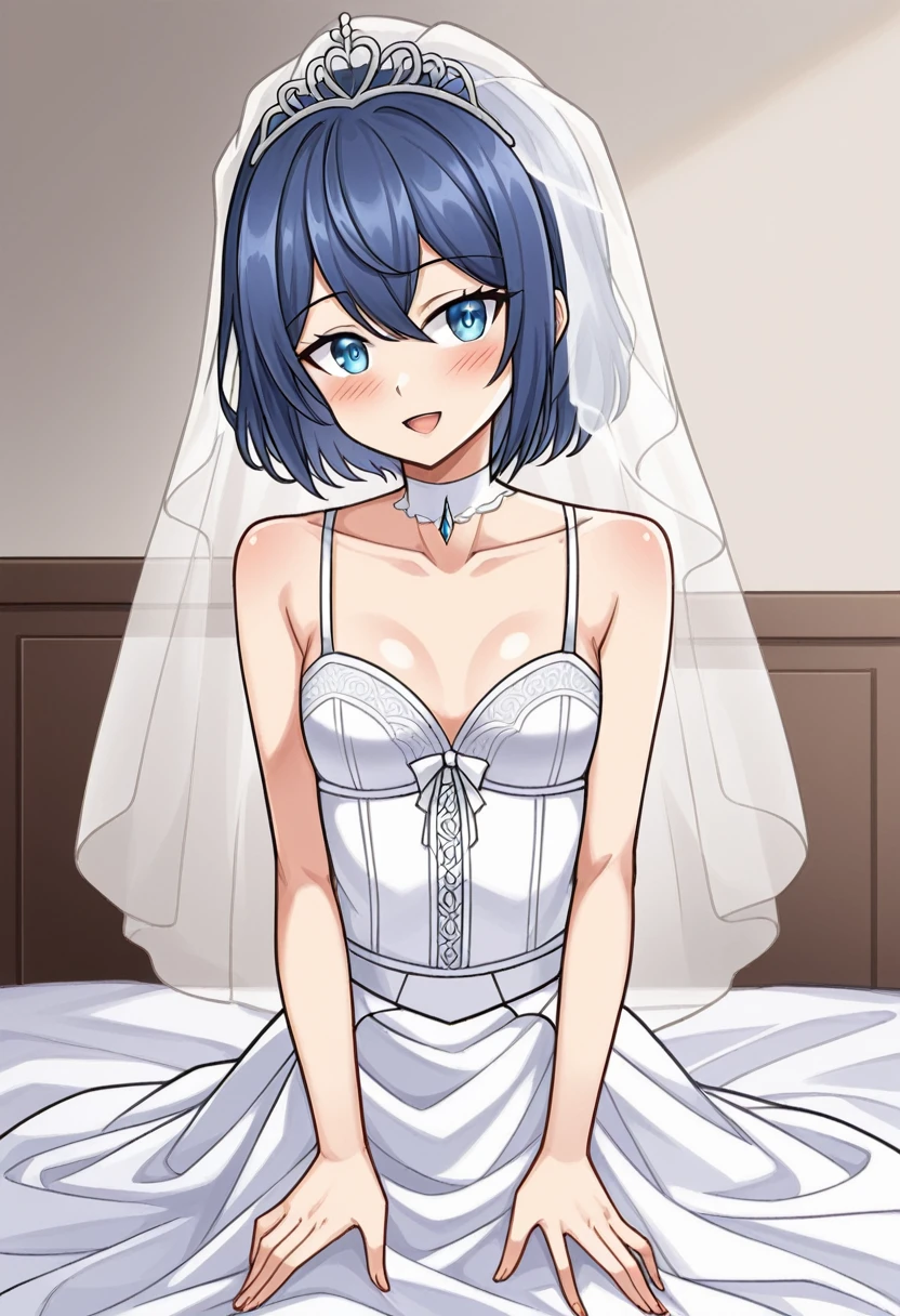a father (he had been brainwashing by his second son,so his wife and eldest son wouldn't find out,crossdressing,a his second son's room ,wear sexy Wedding lingerie,bride of his second son,have one's first night,swear live as the wife of his second son for life) ,