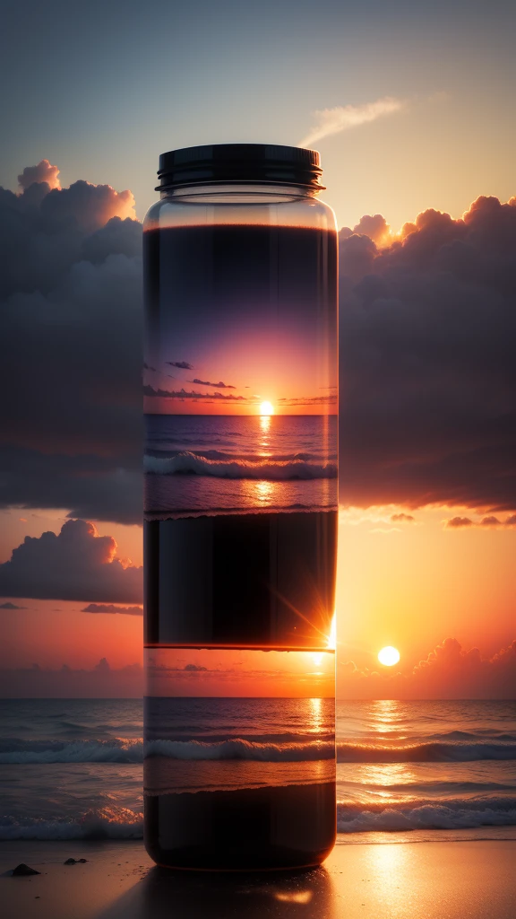 create for me ultra realistic sunset images