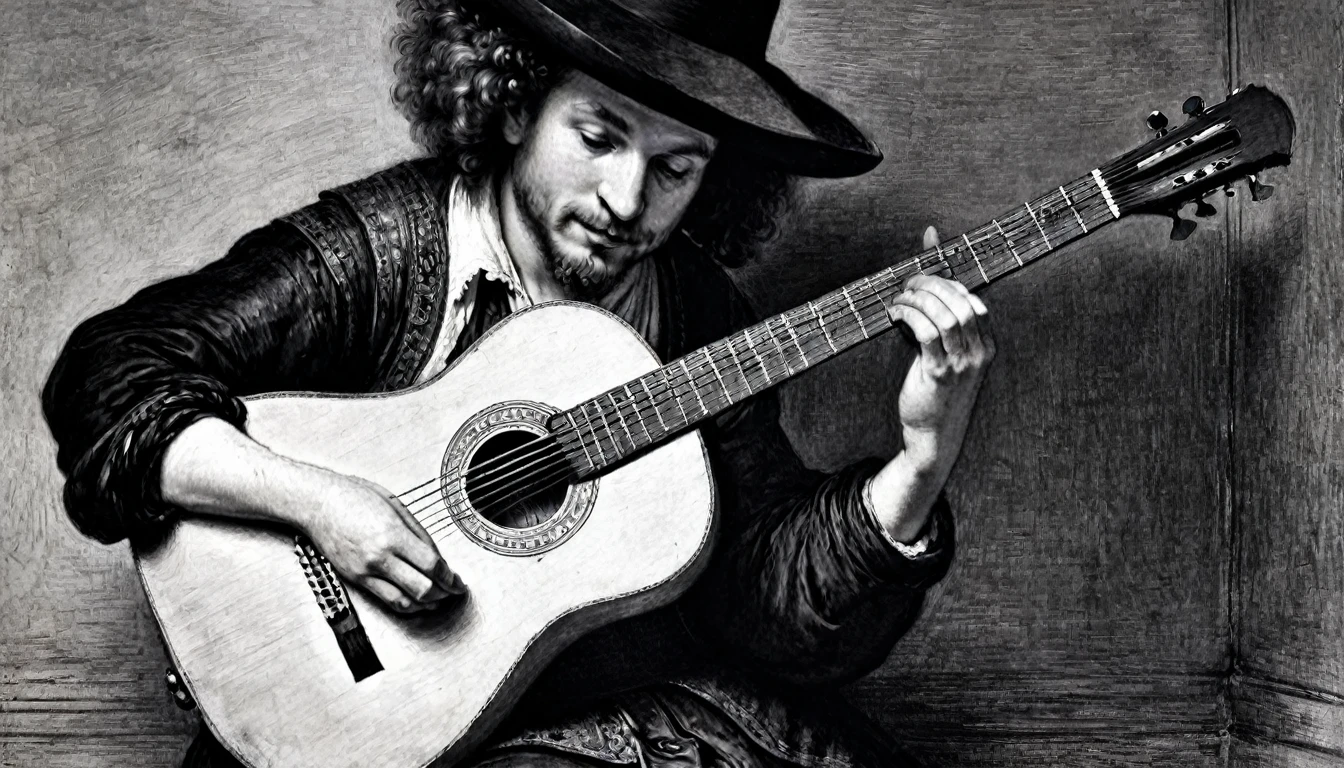 Guitar, por Rembrandt