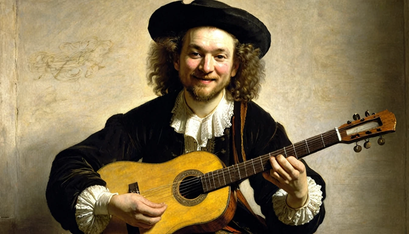 Guitar, por Rembrandt