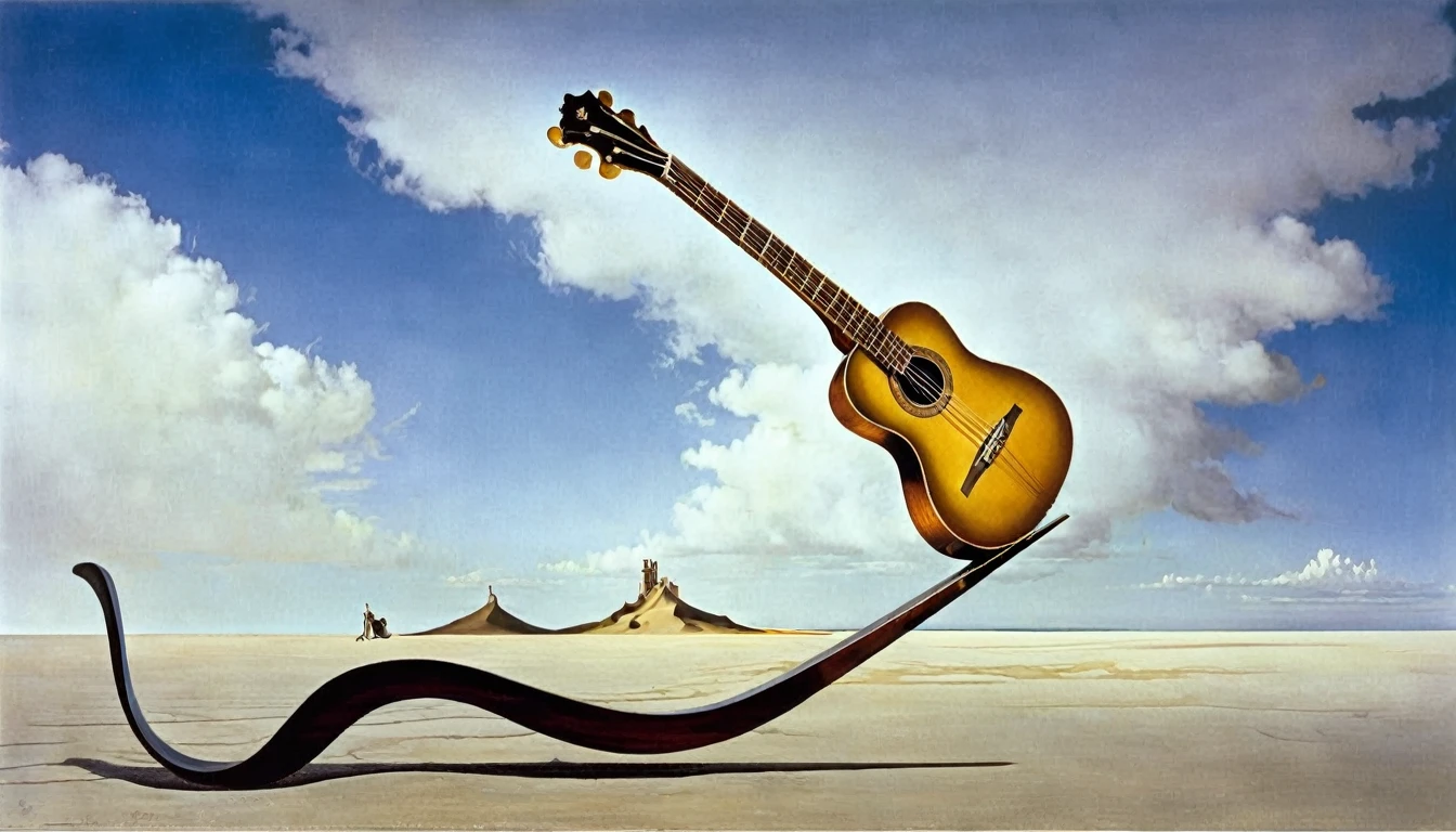 Guitar, by Dali