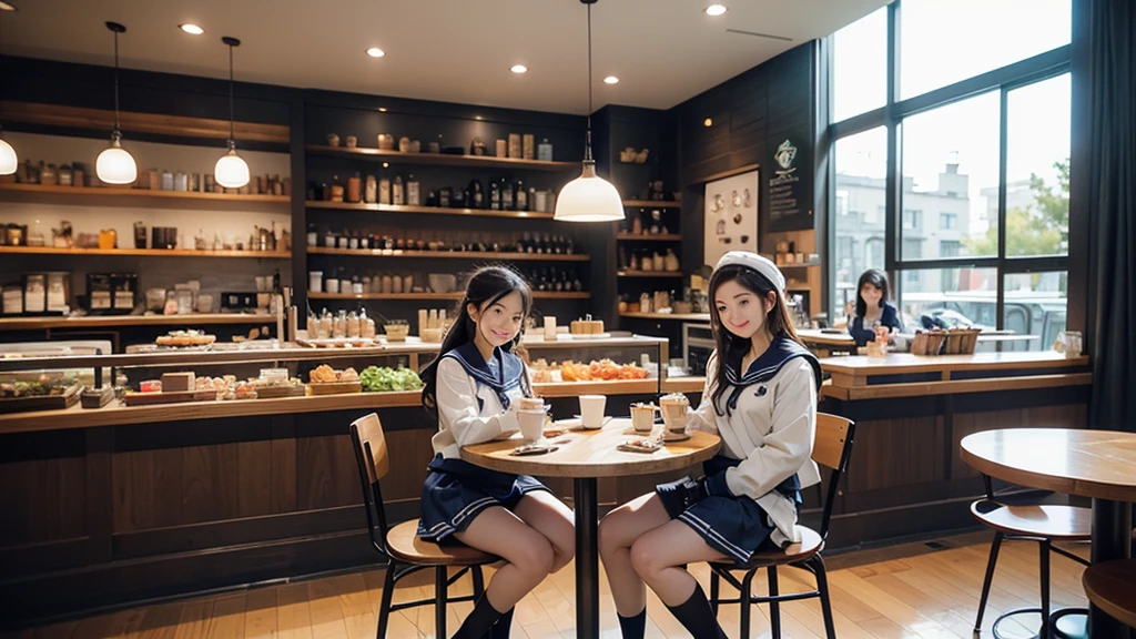 (((((((Junior high school girl in sailor suit)))))))
(((((お洒落でcuteInside the Starbucks store)))))
8K、RAW Photos、Highest quality、Super detailed、Super Resolution、Ultra HD、8K壁紙、Amazing details
(((((((Inside the Starbucks store)))))))、((((((Sit down and eat cake、Drink Starbucks coffee、smile))))))、((Heart Necklace))
Modern and sleek design:Interior design using natural materials、Many of the designs are warm and made using wood and metal.。
Large windows:自然光をたっぷり取り入れるためのLarge windowsがあり、Providing a bright and open space。
Green Interior:Potted plants are effectively placed、It creates a relaxing atmosphere。
artwork:Works by local artists、Starbucks-related art on display。
Cozy seating:Cushioned chairs and sofas、Bar sheet etc.、A variety of seating options available。
Open kitchen area:Being able to see how drinks and food are made、We provide peace of mind and transparency。
Unique lighting:Antique lamps and chandeliers、Modern lighting fixtures are used。
Comfortable background music:Relaxing music is playing、A comfortable space is provided。
Wide々Table space:一人でもグループでも使いやすいWide々There is a table with。
Community Table:There is a large table where you can socialize with other customers.。
Seasonal decorations:The decorations are themed according to the season.。
Design with a local feel:The design incorporates the local culture and characteristics.。
Fragrance production:コーヒーの香りが店内にWideがり、A space that satisfies the five senses has been created.。
Conversation with a barista:フレンドリーなConversation with a baristaが楽しめるカウンターエリアがあります。
8K、RAW Photos、Highest quality、masterpiece:1.2、Super detailed、Super Resolution、Ultra HD、8K壁紙、Amazing details、Photorealistic:1.4、Having fun by the water、Full Body Shot、Full body photo、High-resolution RAW color photos、Professional photos、A scene full of emotion、Very detailed and beautiful、Ultra HD、8K壁紙、Amazing details、Huge file sizes、Highly detailed beautiful girls、Highly detailed face Highly detailed eyes、Extremely realistic skin、 Highly detailed fingers, Highly detailed nose, Highly detailed mouth, Perfect Anatomy, Highly detailed background, Highly detailed clothing, , cute女の子, Famous Japanese Idols, cute, Realistic body, Slender, White skin, Glowing Skin, Slim body, Realistic Face, Delicate eyes, double eyelid,