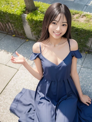 smile,((NSFW)),(Best Quality:1.2), Female dog,(Female organ:1.1),8K, Raw photo, Beautiful sexual woman, ((Her naked lower body is visible under her clothes.、股間のFemale organが見えている:1.3)),Detailed face and eyes,(((Alice in Wonderland:1.3))),whole body,amazing,((A fairy-tale, unrealistic world:1.2)),In the garden with a fountain