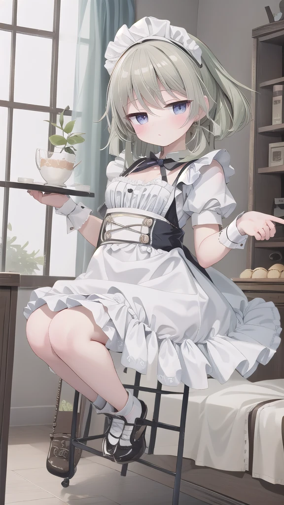 best quality，（Kawaii：1.1），（charming），（high resolution：1.2），Incredibly ridiculous resources：1.3，Incredibly beautiful illustrations，charming女性 ，Maid costume