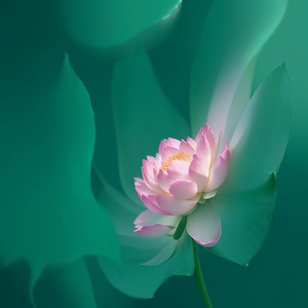 Araphee pink flowers on green background,Background blur, Floating in a powerful zen state, Paul Batson, Surrounded by flowers, author:Anna Fuseli, Very beautiful photos, Describing a flower, 优雅地站在lotus上, inspired author:Anna Fuseli, Beautiful flowers, lotus, lotus瓣, Glowing delicate flowers