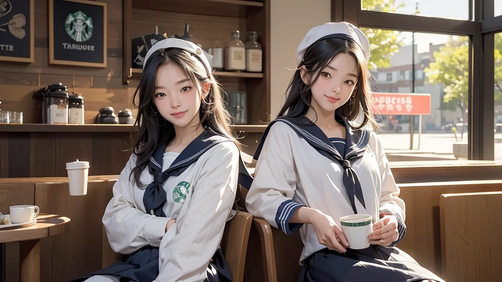 (((((((Junior high school girl in sailor suit)))))))
(((((お洒落でcuteInside the Starbucks store)))))
8K、RAW Photos、Highest quality、Super detailed、Super Resolution、Ultra HD、8K壁紙、Amazing details
(((((((Inside the Starbucks store)))))))、((((((Sit down and eat cake、Drink Starbucks coffee、smile))))))、((Heart Necklace))
Modern and sleek design:Interior design using natural materials、Many of the designs are warm and made using wood and metal.。
Large windows:自然光をたっぷり取り入れるためのLarge windowsがあり、Providing a bright and open space。
Green Interior:Potted plants are effectively placed、It creates a relaxing atmosphere。
artwork:Works by local artists、Starbucks-related art on display。
Cozy seating:Cushioned chairs and sofas、Bar sheet etc.、A variety of seating options available。
Open kitchen area:Being able to see how drinks and food are made、We provide peace of mind and transparency。
Unique lighting:Antique lamps and chandeliers、Modern lighting fixtures are used。
Comfortable background music:Relaxing music is playing、A comfortable space is provided。
Wide々Table space:一人でもグループでも使いやすいWide々There is a table with。
Community Table:There is a large table where you can socialize with other customers.。
Seasonal decorations:The decorations are themed according to the season.。
Design with a local feel:The design incorporates the local culture and characteristics.。
Fragrance production:コーヒーの香りが店内にWideがり、A space that satisfies the five senses has been created.。
Conversation with a barista:フレンドリーなConversation with a baristaが楽しめるカウンターエリアがあります。
8K、RAW Photos、Highest quality、masterpiece:1.2、Super detailed、Super Resolution、Ultra HD、8K壁紙、Amazing details、Photorealistic:1.4、Having fun by the water、Full Body Shot、Full body photo、High-resolution RAW color photos、Professional photos、A scene full of emotion、Very detailed and beautiful、Ultra HD、8K壁紙、Amazing details、Huge file sizes、Highly detailed beautiful girls、Highly detailed face Highly detailed eyes、Extremely realistic skin、 Highly detailed fingers, Highly detailed nose, Highly detailed mouth, Perfect Anatomy, Highly detailed background, Highly detailed clothing, Teen, cute女の子, Famous Japanese Idols, cute, Realistic body, Slender, White skin, Glowing Skin, Slim body, Realistic Face, Delicate eyes, double eyelid,