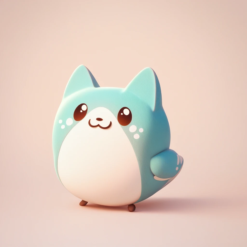 cute quokka, illustration, vector graphics, strong contours