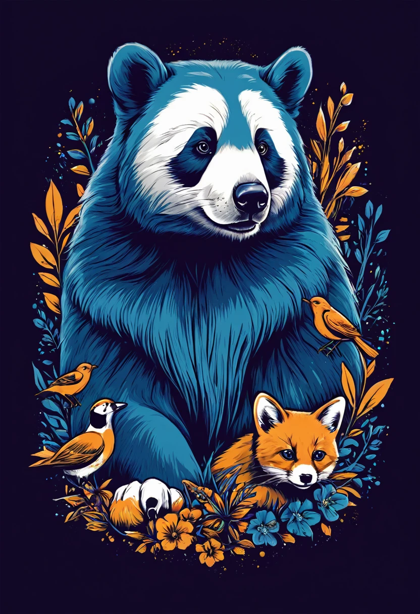 any animals, T-shirt design