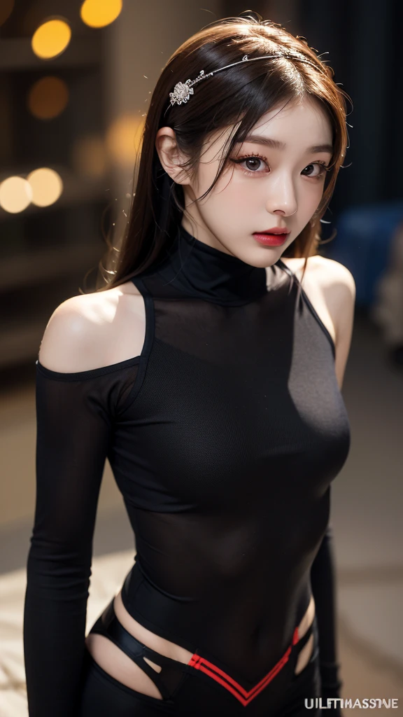 tmasterpiece,1 Korean girl,realisticlying,8K UHD,high high quality,in the background bokeh,Delicate headdress, spider-man suit,Spidey,Clothes wrap around the whole body,Tight clothing,Abs contour,Short black hair,s the perfect face,shining face,Ultra-clear face,Elaborate Eyes,idoly