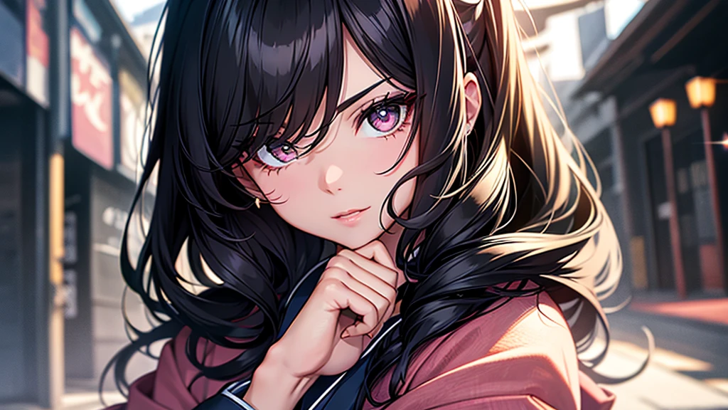 (1girl:1.3), Masterpiece, Best quality, amazing beauty, [[3D]], 4K, absurdres, finely detail, super detailed eye, perfect anatomy, official art, cinematic lighting, BREAK, Japanese-style room, long hair, black hair, super shiny detailed black eye, big eyes, sparkle(in the eyes), thin eyebrow, Gazing into the Distance, close-mouth, plump lips, Mascara, False eyelashes, pink lips, eyewear, happy face, BREAK , usually, tall, slender, fair skin, crossed arms, full body, from front, BREAK , ornate hairpin, BREAK,(kimono:1.3)