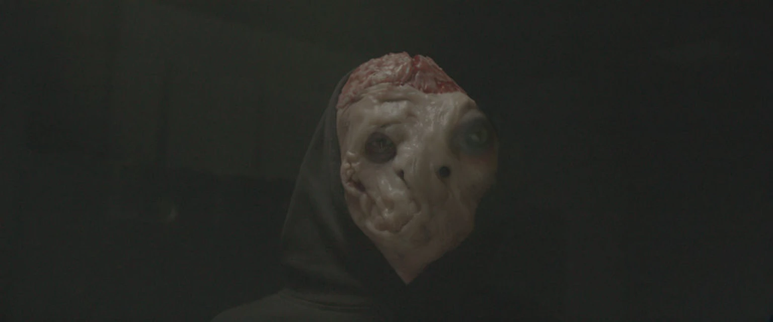 inpaint an eyeball of a monster with capillaries, blood, red and orange colors, silver pupil, scary, photorealistic