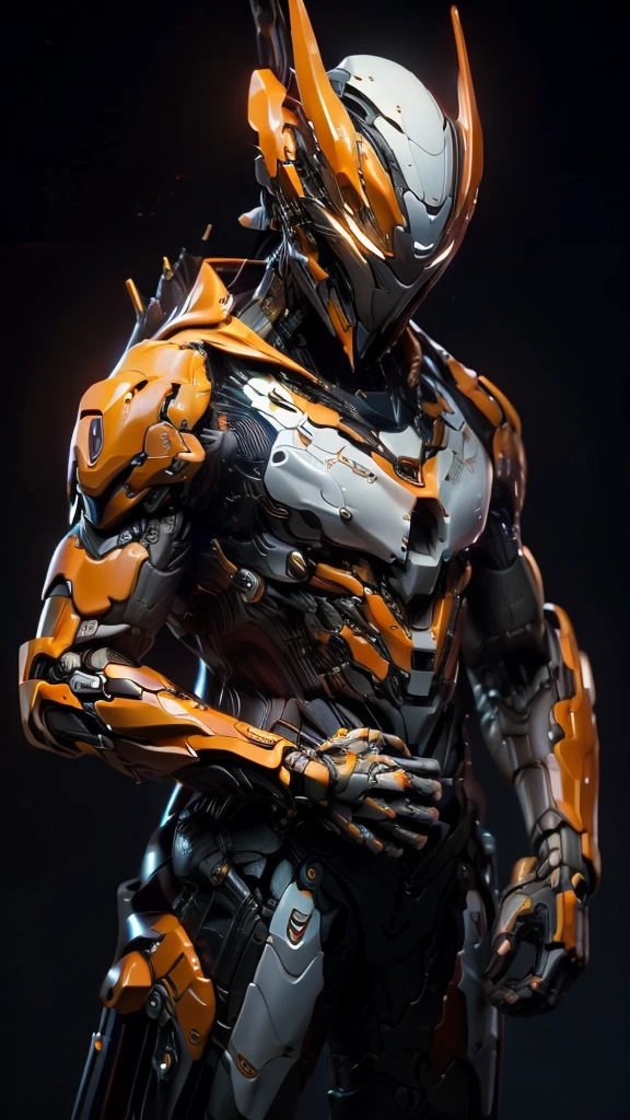 1man, robot, samurai, sword, stand, cyberpunk, attack pose, night full shot, hyper-realistic, cinematic, detailed, hypermaximalist, octane render, unreal engine 5, 8K, portrait, full body, beauty art, shot photography by Wes Anderson, Middle shot portrait, ultra high details, symmetrical eyes, Low light, Cinematic lighting, NVIDIA Iray render, terracotta, ultra high definition, artstation, Smooth, sharp focus, Photorealism, Photography, Realistic Detail, Depth of field, 8k, Full HD, 3d, Super resolution, octane render, award winning photo, shot on Canon DSLR, f/2.8 Long exposure, 25mm, unreal engine