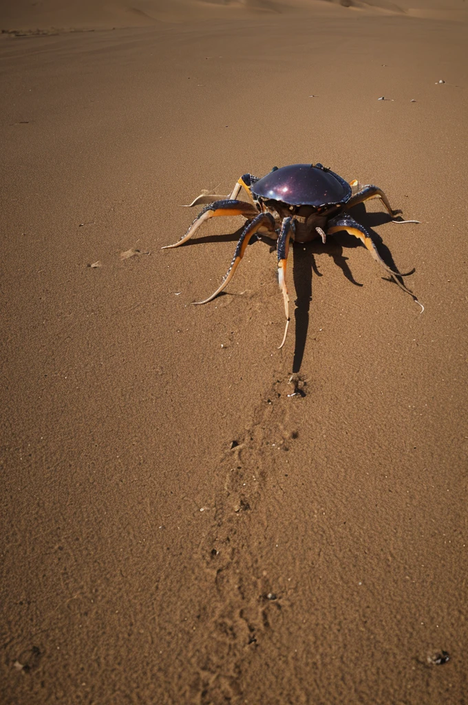 Distant Planet、Planet Inhabitants、The body is like an insect or a crab.、The limbs are like those of a squid or octopus.、My hands and feet are wet with mucus、Walk upright、I live in the desert、