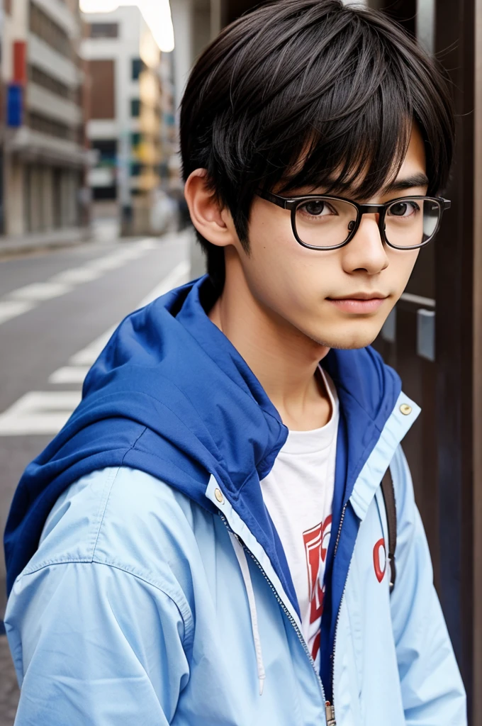 Anime Boy In Glasses 